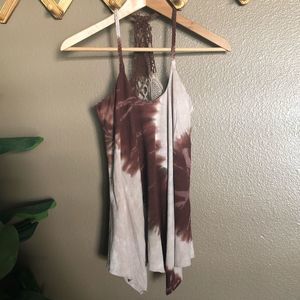 Sky Purple Tie Dye Top SMALL